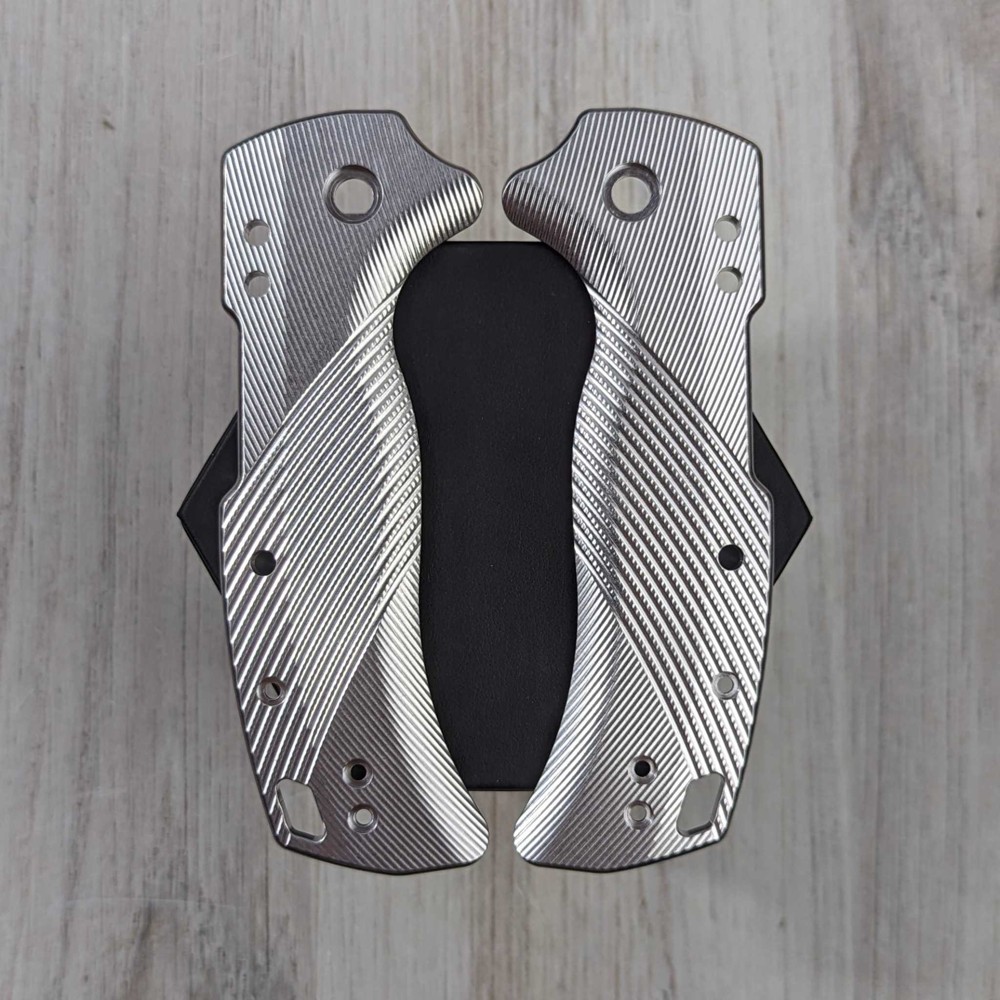 LINERLESS Aluminum Scales & Skiff Bearing Upgrade / Stoned (Compatible with Cold Steel Engage - 3.5'' model) - Image 5