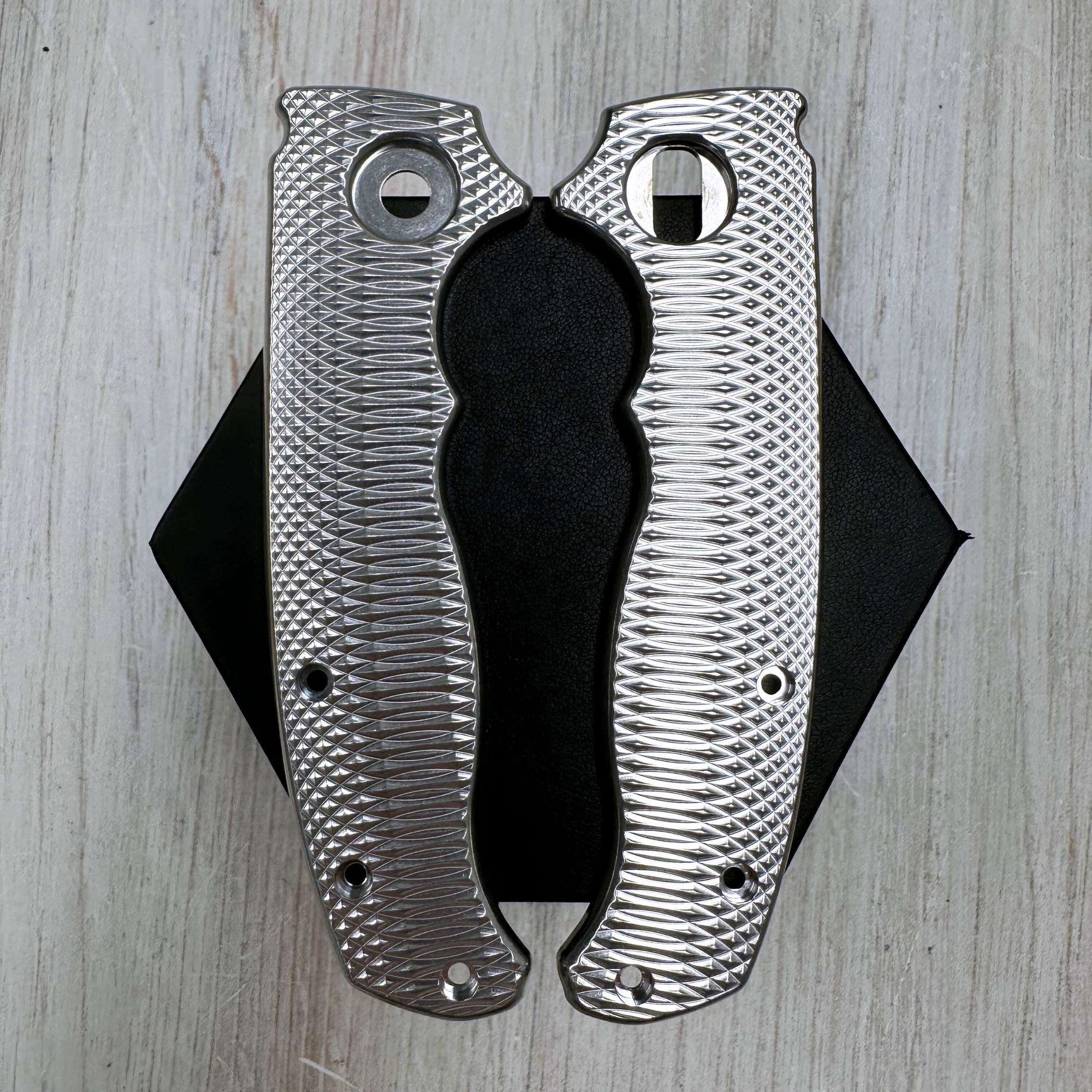 PHAT GOAT - BIG PIVOT - Textured Titanium Scales (Compatible with Demko AD20.5) - Image 9