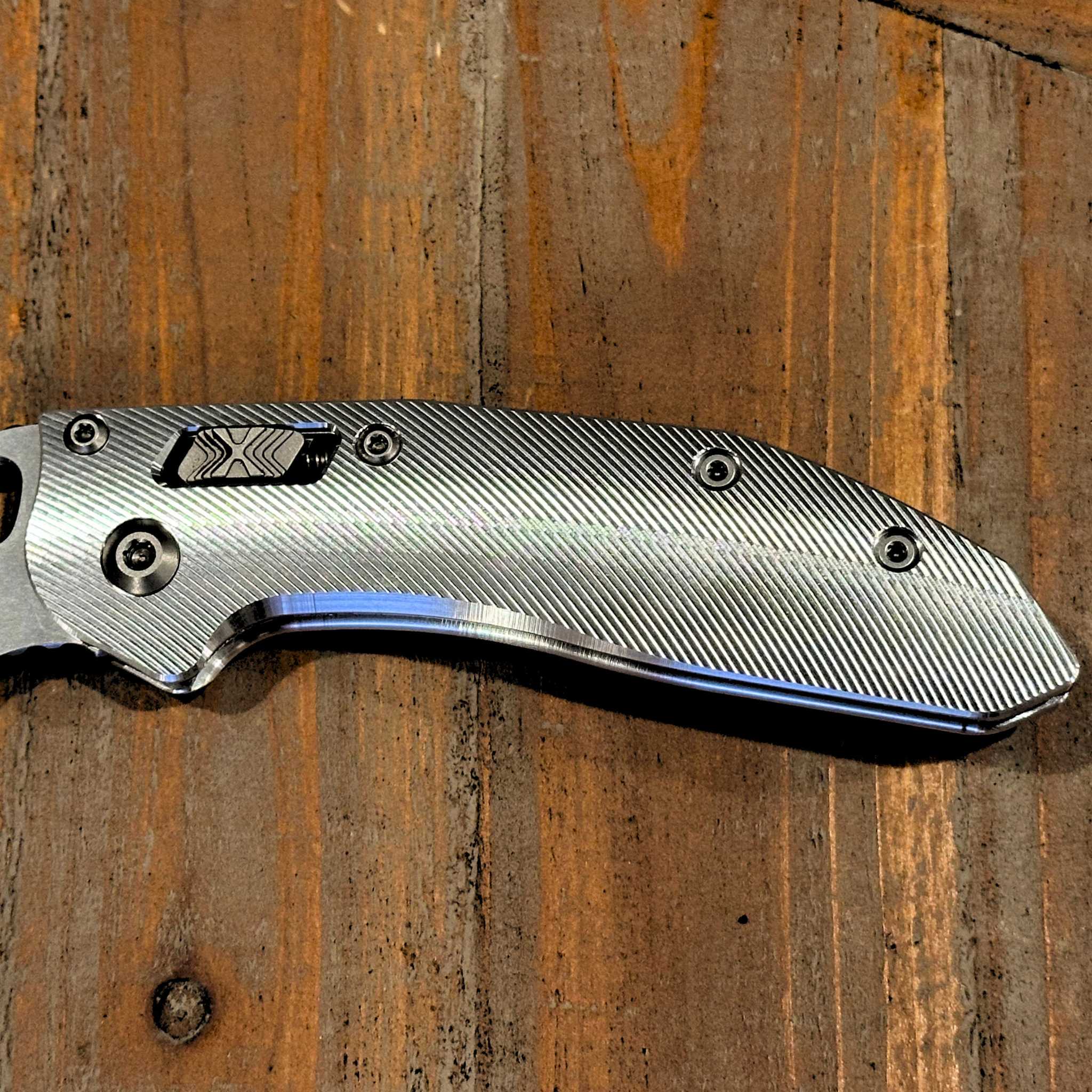 STOCKY GOAT - V2 - MM1 - Titanium Scales / Lightweight (Compatible with Microtech Standard Issue (MSI)) - Image 5