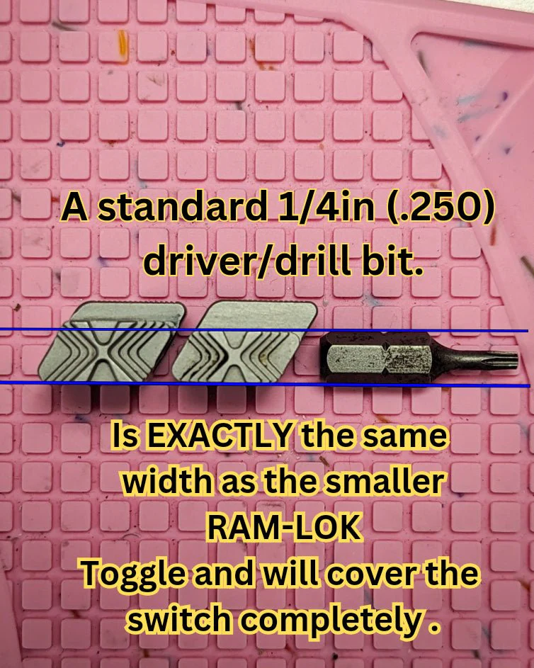 STOCKY GOAT - V2 - Wings - Titanium Scales / Heavyweight (Compatible with Microtech Standard Issue (MSI)) - Image 3
