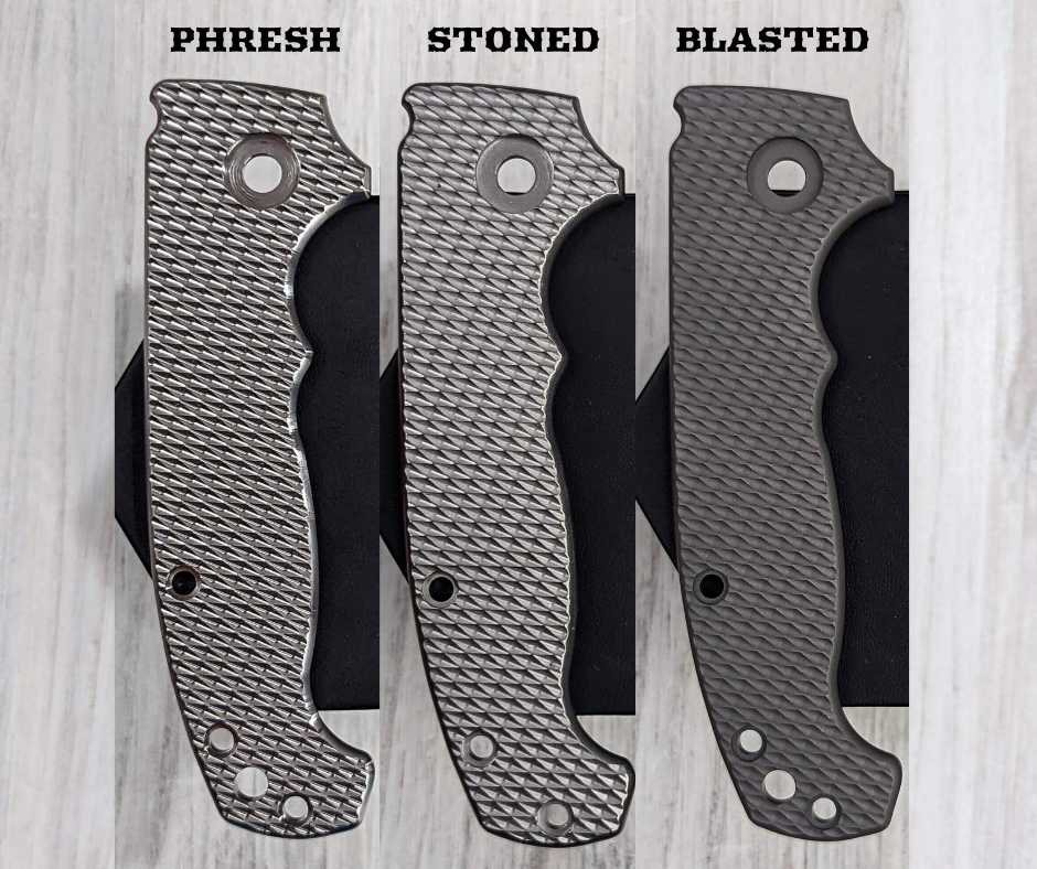 STOCKY GOAT - MM2 - LINERLESS Titanium Scales (Compatible w/ Cold Steel AD-10 & AD-10 Lite) - Image 5
