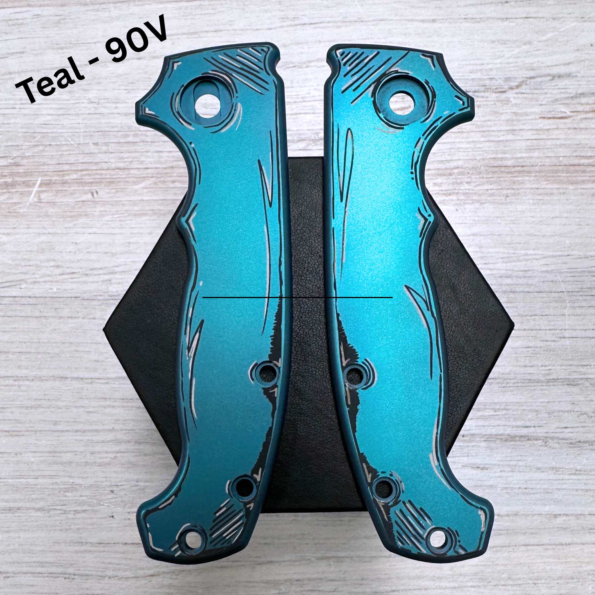 Wok'd Smooth PHAT GOAT - BIG PIVOT Titanium Scales - WOK/EDCGH Exclusive Bundle (Compatible with Demko AD20.5) - Image 4