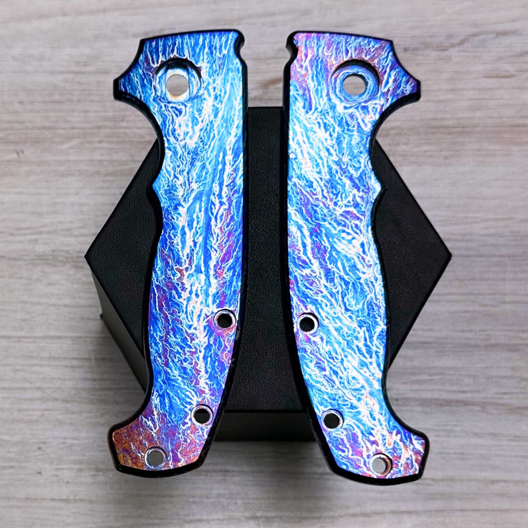 Wok'd - Smooth - Titanium Scales / Heavyweight - WOK/EDCGH Exclusive Bundles (Compatible with Microtech Stitch) - Image 8